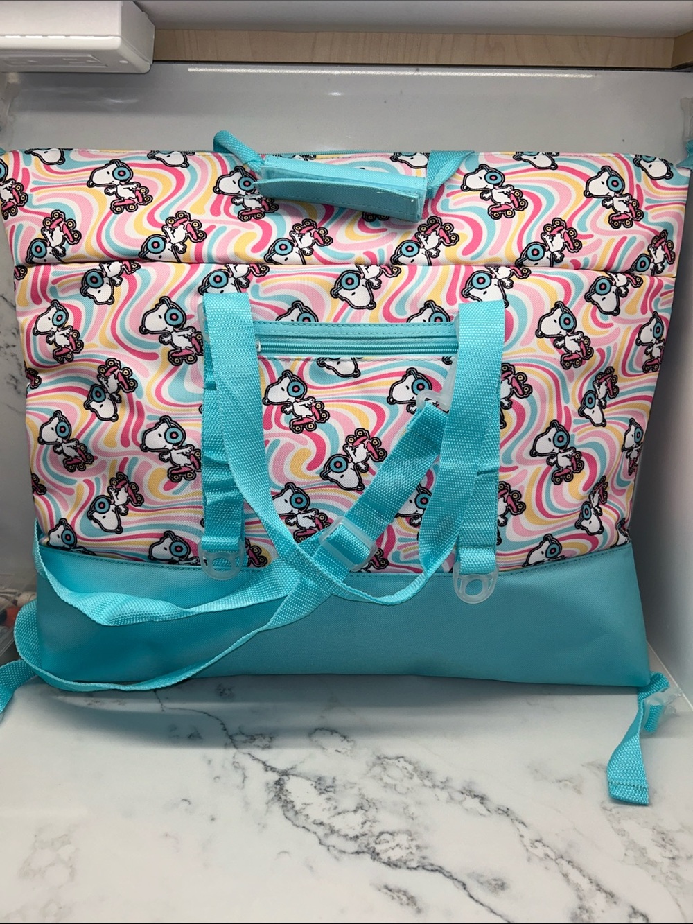 Peanuts Snoopy Collapsible Cooler Tote Bag